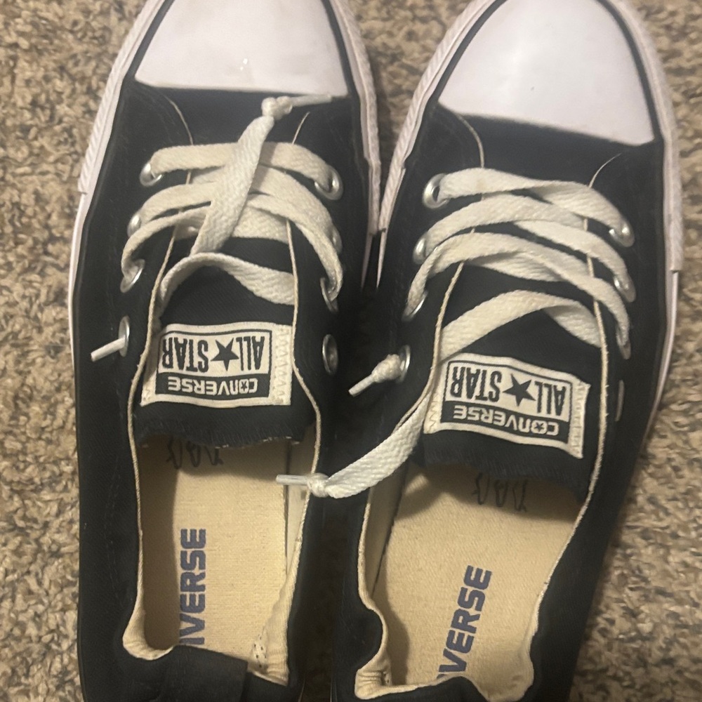 Converse Kids Black Canvas Sneakers